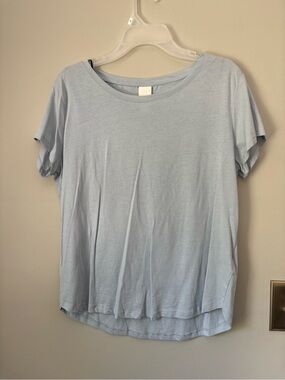 H&M - Everyday Light Blue Short Sleeve Crewneck Tee